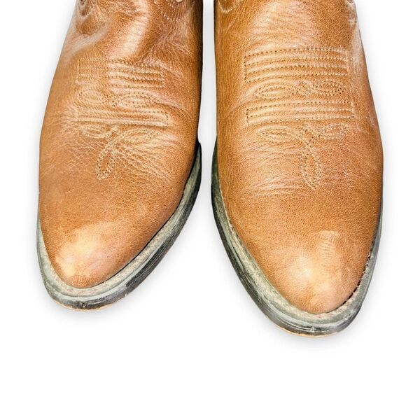 Durango Mid Calf Pull-on Western Cowboy Boots Brown Leather RD4104 Women's 6M - Picture 11 of 11